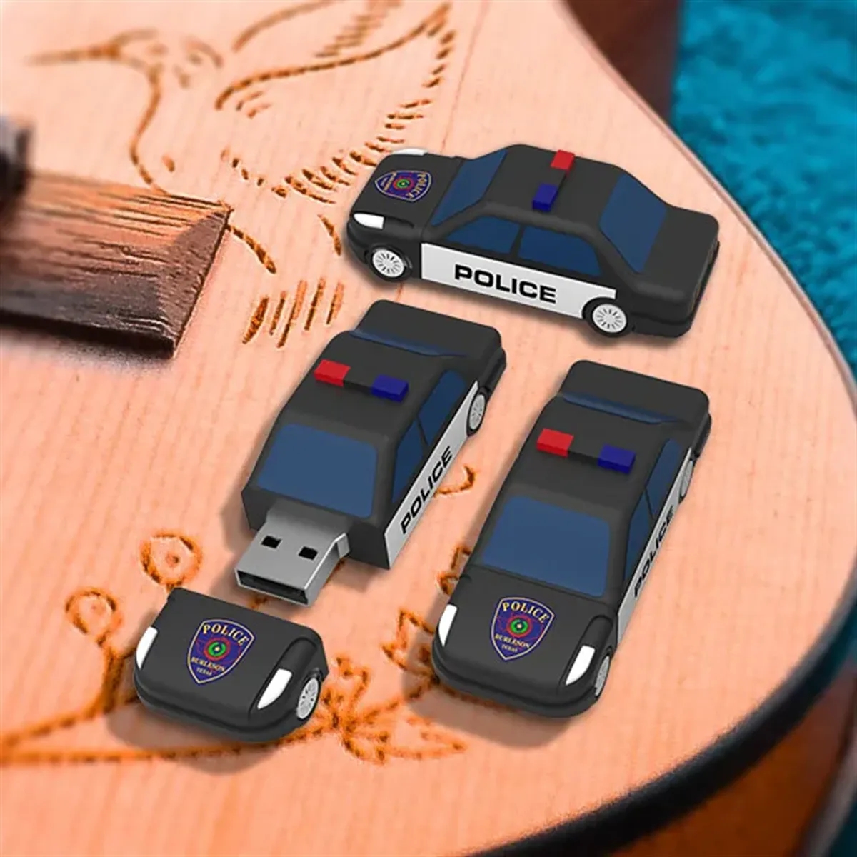 Police Car USB Drive · Hako Shikin Panda