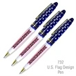 US Flag Design Pens, Patriotic Ballpoint Pen