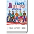 I Love America Activity Pad