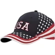 Cotton Twill USA Flag Cap