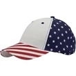 Cotton Twill USA Flag Cap