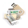 Wooden Swivel  USB Drive 2.0