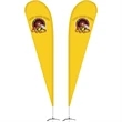 12' Double Sided Teardrop Banner w/ Premium Hardware & Base