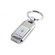 Powdercoat and Chrome steel Swivel USB drive w/ Keyring