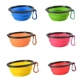Collapsible Silicone Pet Bowl With Carabiner