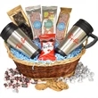 Premium Mug Gift Basket with Assortment of Food