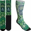 Unisex Full Color Crew Promo Socks with Black Bottom