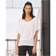 BELLA + CANVAS Women's Flowy Draped Dolman Tee