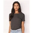 BELLA + CANVAS Women's Flowy Open Back Tee