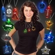 LED Acrylic Pendant Necklace - Assorted Styles & Colors