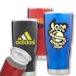 20 oz Stainless Steel Travel Tumbler Design Grip drinkware