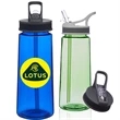 Classic 22 oz Sports Bottles w/ Straw Printed Drinkware