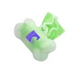 Clear Bone-Shaped Pet Waste Bag Dispenser - 1 Color Imprint