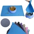 Dog cat pet waterproof silicone food feeding mat