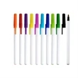 White stick Plastic Ball Point Pen