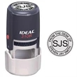 Round self-inking stamp