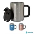 Manna™ 14 oz. Boulder Stainless Steel Camping Mug w/ Handle